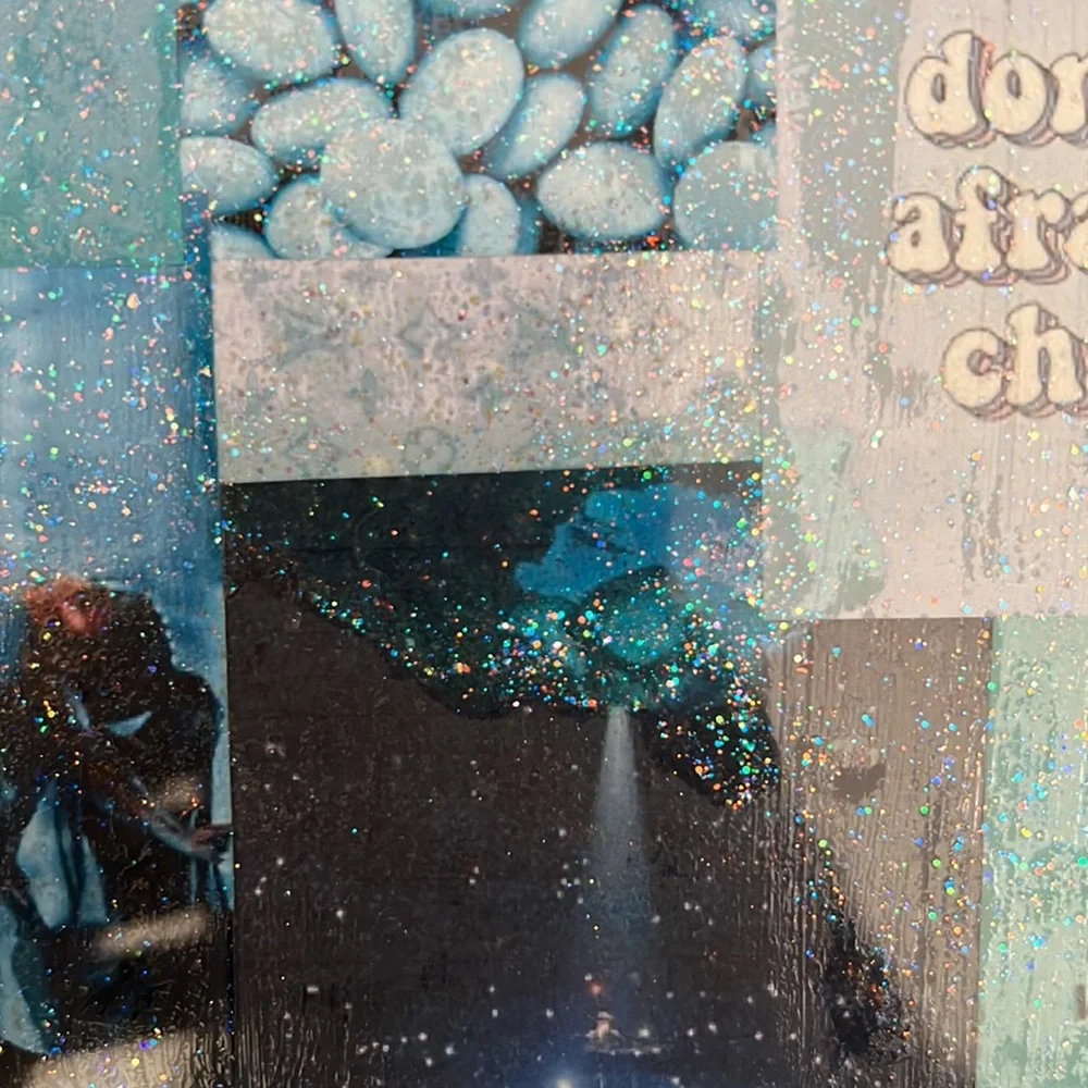 aesthetic handmade collage frames